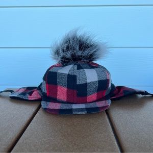George Hats Buffalo Plaid Pom Hat
